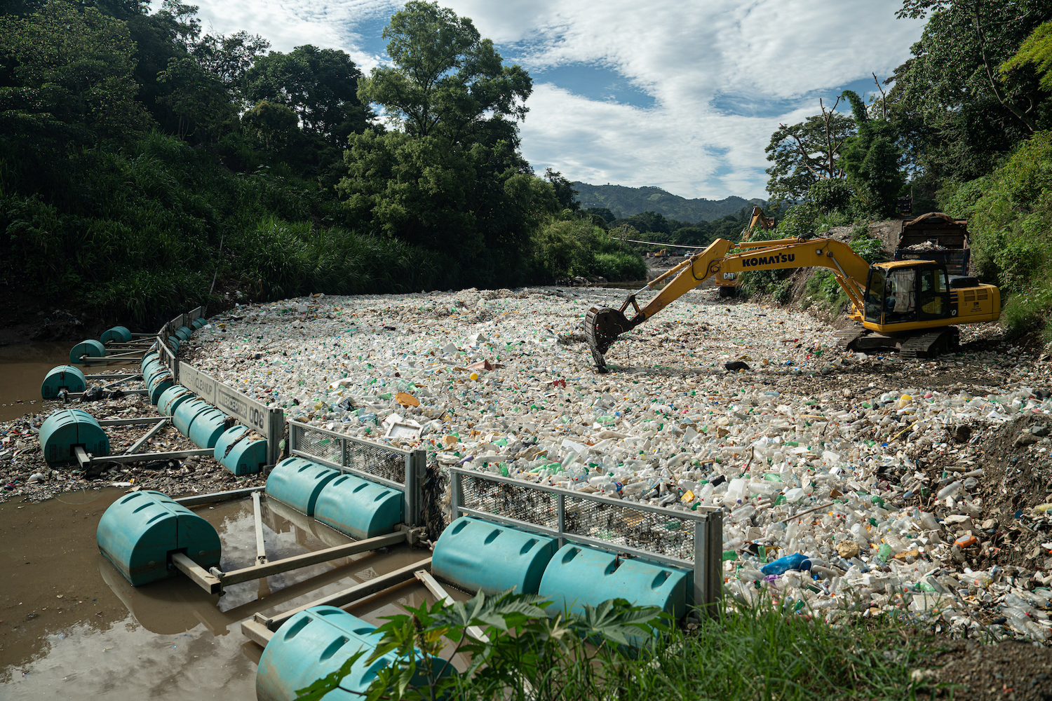 interceptor barricade excavator