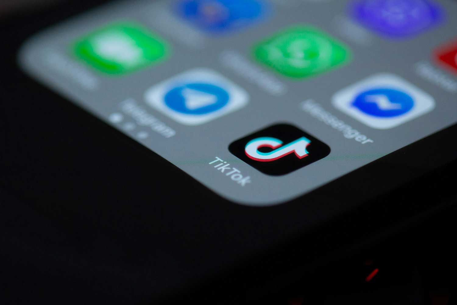 tiktok app on home screen