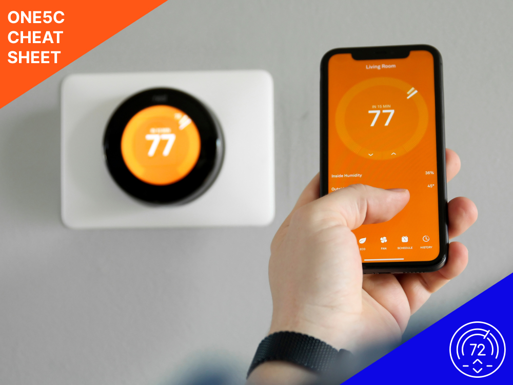 person-using-smartphone-to-control-thermostat