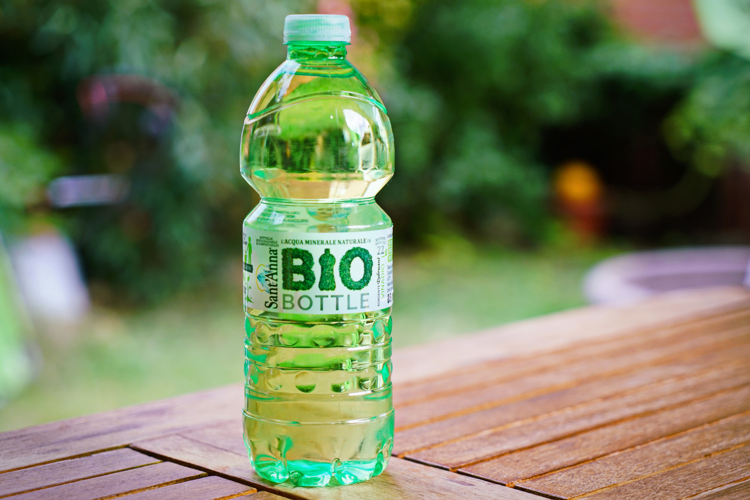 bioplastic water bottle