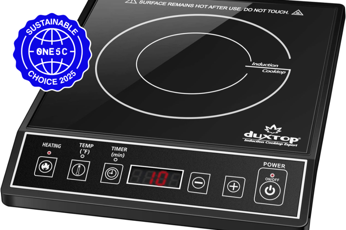 Duxtop 1800W portable induction burner, our best portable induction burner winner