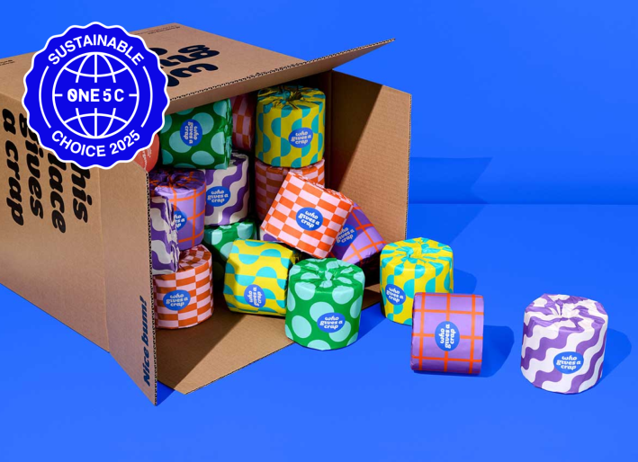 Our best eco-friendly toilet paper winner, who gives a crap