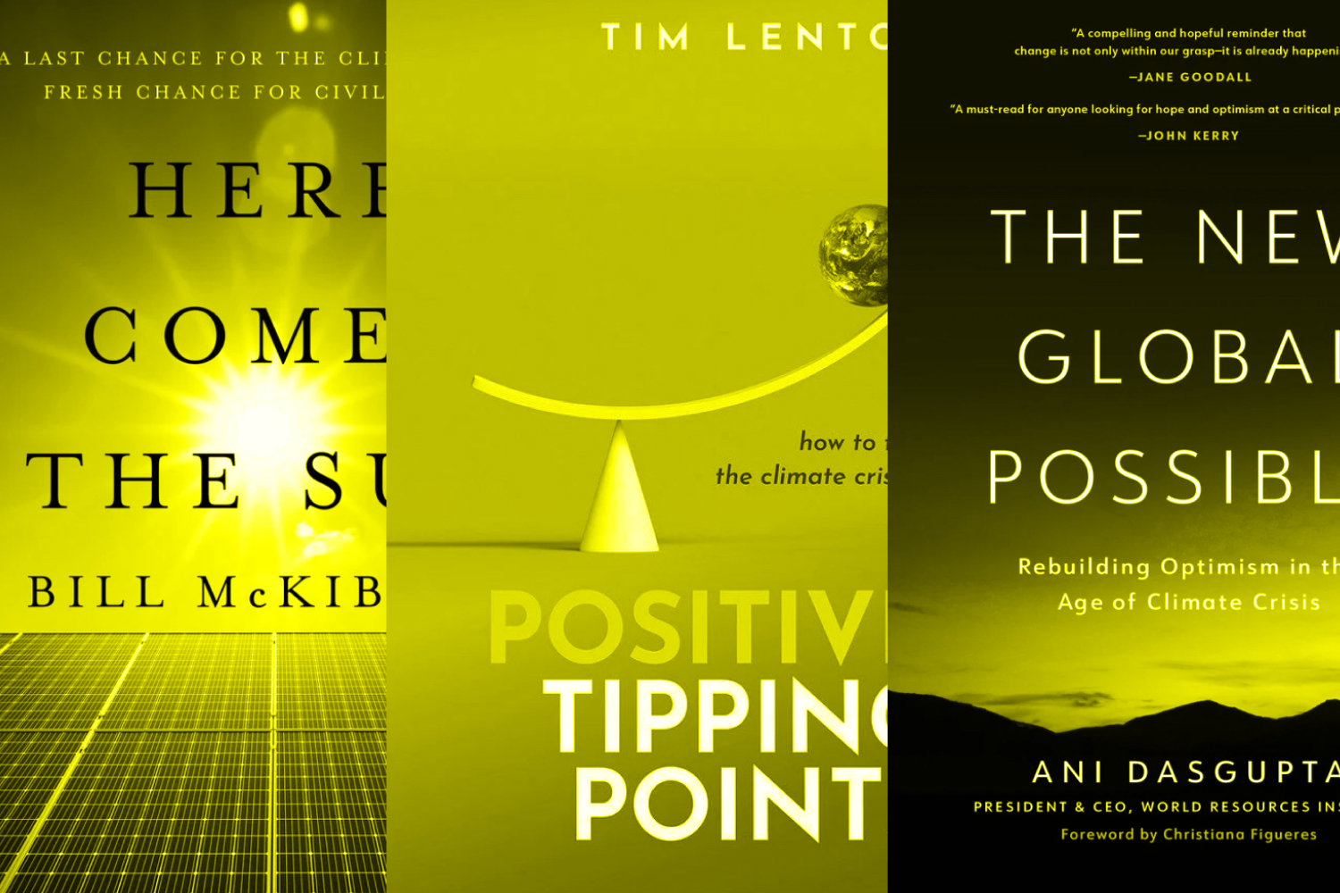 trio of climate books